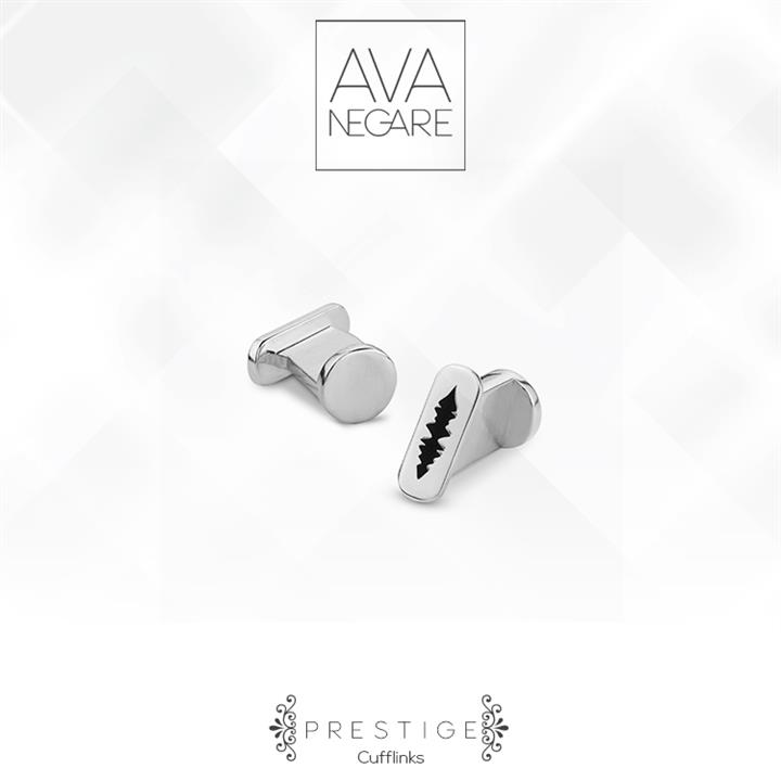 دکمه سرآستین فرکانس صدا مدل پرستیژ Prestige نقره ۹۲۵